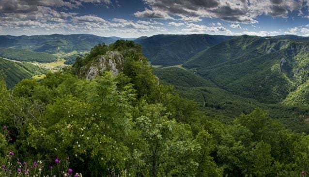 Národný park Muránska planina krajina